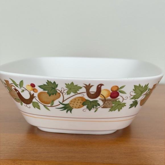 Vintage Noritake Progression Homecoming Oval Plate/Serving Bowl Birds Fruit . - Picture 4 of 9